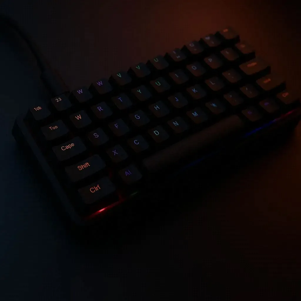 Рис. 2.3 — HyperX Alloy Origins 60, компактная клавиатура для профессиональной сцены